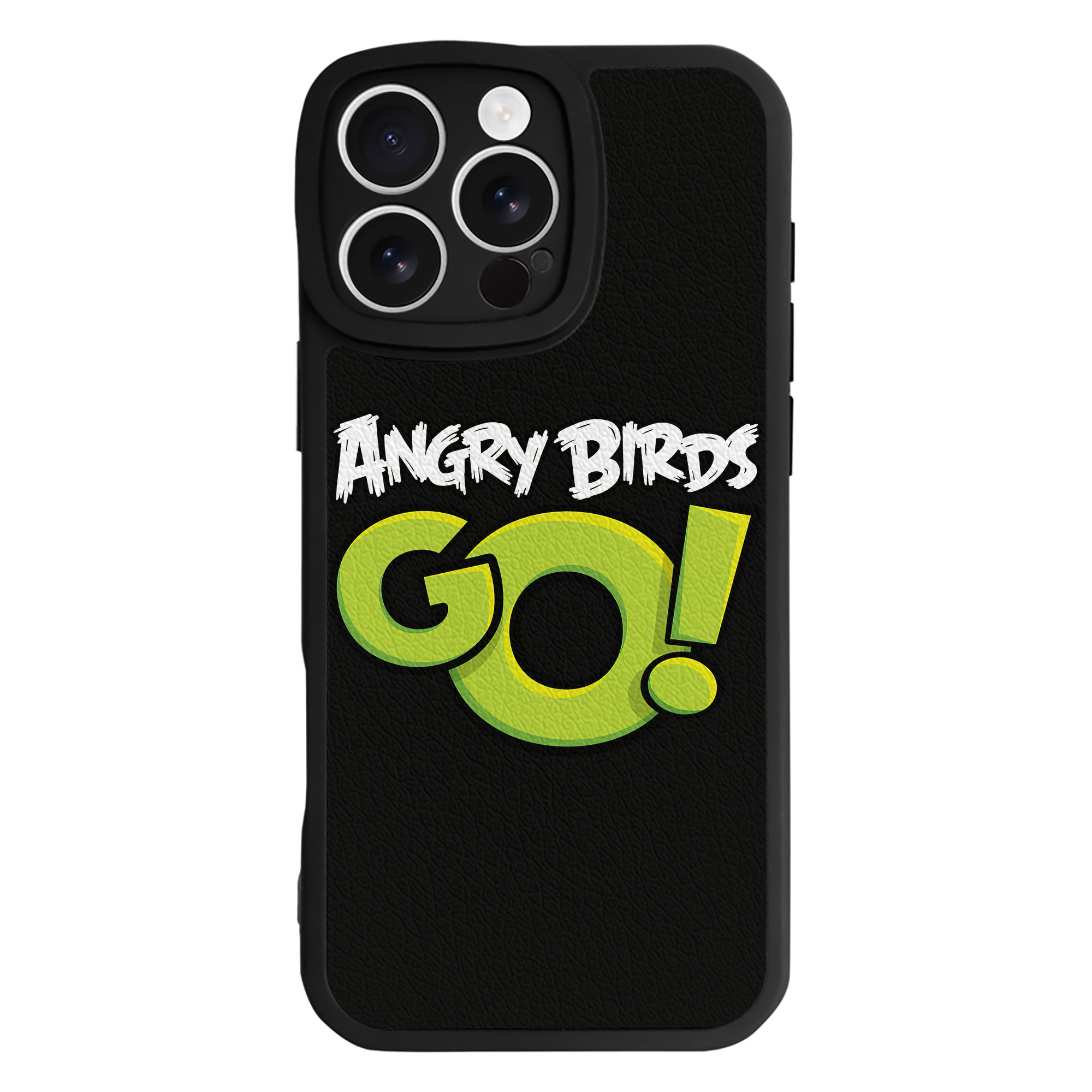 （画像用） Angry Birds アングリーバード 【iPhone 16シリーズ対応】シリコンスマホケース（レザー調） 材質：シリコン
